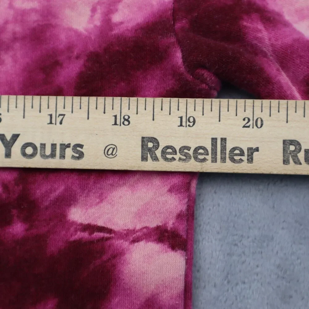 Old Navy Sweater Girls XL Pink Tie Dye Long Sleeve Pocket Pull Over Hoodie